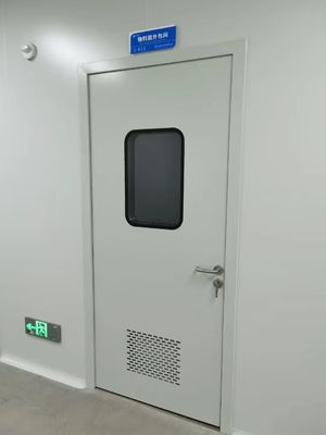 شراء عزل حرارية الصلب غرفة نظيفة الباب المتأرجح واحد الطرازية أبواب أمن المستشفى online manufacture