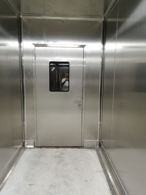شراء GMP 304 الفولاذ المقاوم للصدأ غرف نظيفة أبواب المعدنية المتحركة أبواب الدخول للمستشفى online manufacture