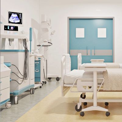 غرفة نظيفة مختبر PVC الأرضية الفينيل مضادة للبكتيريا مقاومة للاستعمال 20mx2m 15mx2m